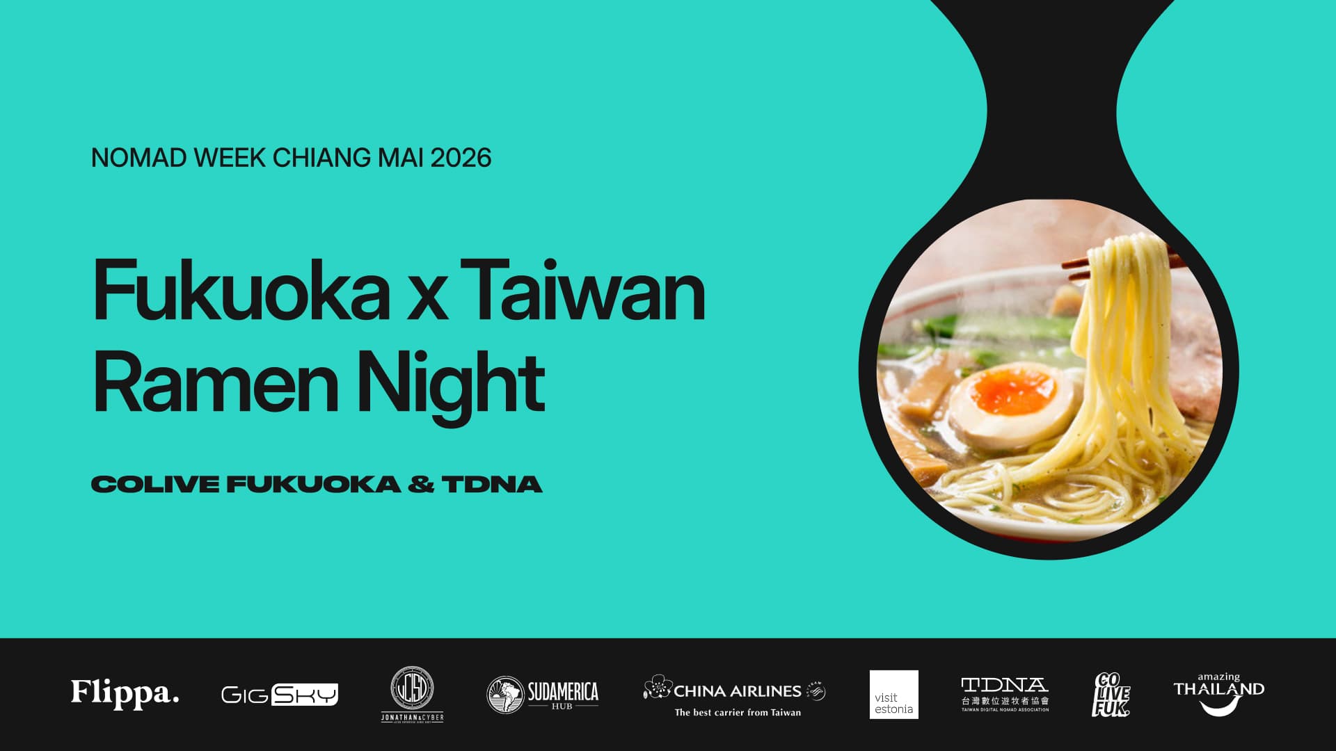 Fukuoka ✖︎ Taiwan Ramen Night