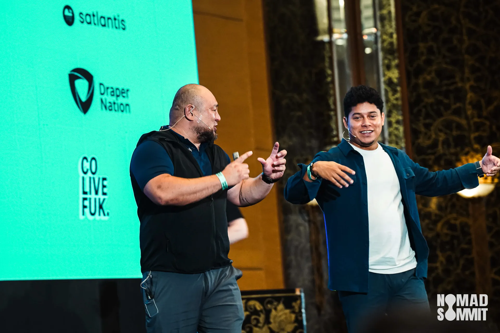 Johnny FD and Sergio Sala at the Nomad Summit