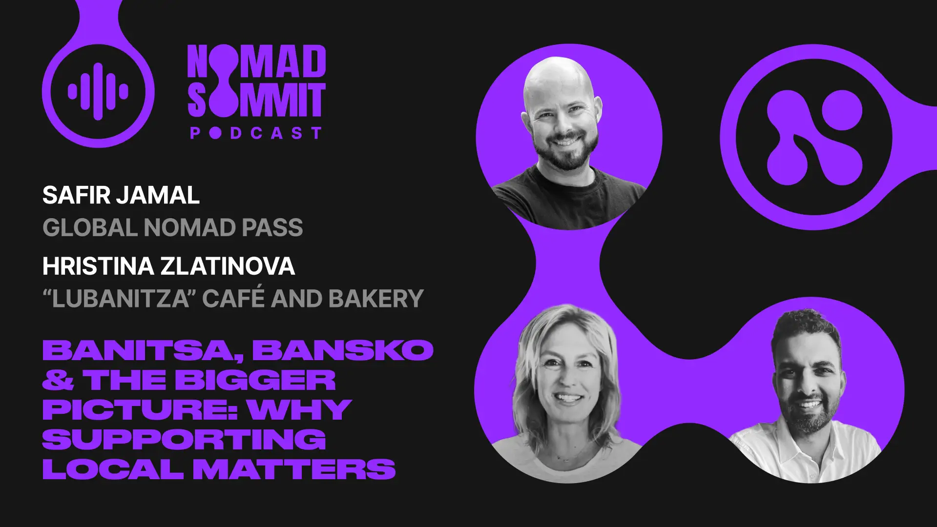 Nomad Summit Podcast Episode 7 with Safir Jamal & Hristina Zlatinova